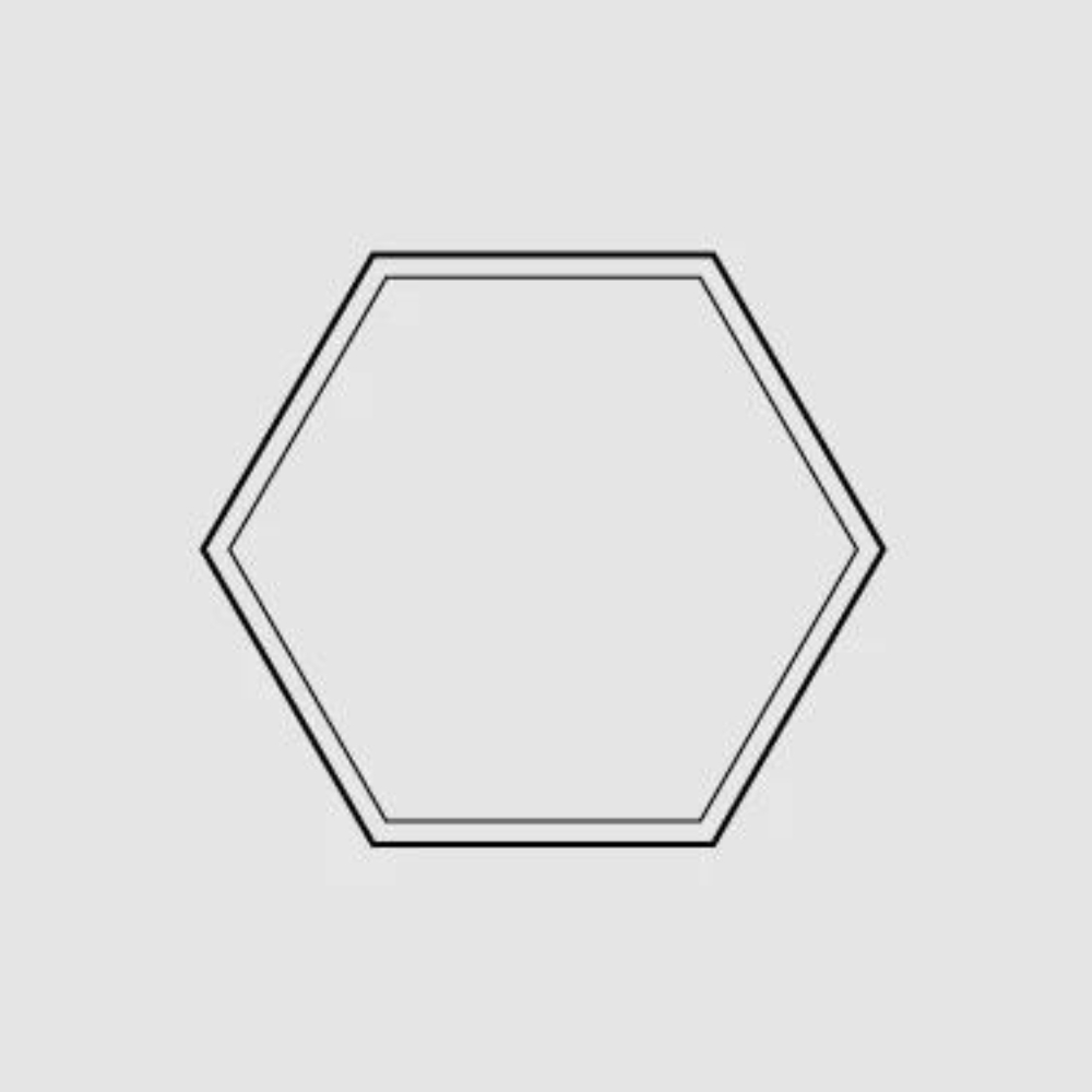 illustration of octagon window shape